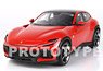 Ferrari Purosangue Red Corsa 322-Carbon Fiber Roof (without Case) (Diecast Car)