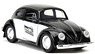 1959 VW ビートル ブラック/ホワイト/PUNCH BUGGY ボクシンググローブ付 (ミニカー)