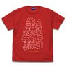機動戦士ガンダム 「当たらなければどうという事はない」 Tシャツ RED XL (キャラクターグッズ)