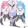 Re:Zero -Starting Life in Another World- Acrylic Table Clock [Rem & Ram] (Anime Toy)