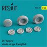 DH `Vampire` Wheels Set Type 3 (Weighted) (Plastic model)