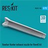 Hawker Hunter Exhaust Nozzle For Revell Kit (Plastic model)