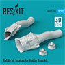 Rafale Air Intakes For Hobby Boss Kit (3D Printing) (Plastic model)