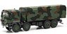 (HO) Iveco Trakker 8x8 Flat Bed Truck Camouflage [Iveco Trakker] (Model Train)