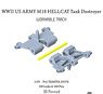 WWII US Army M18 Hellcat Tank Destroyer Workable Track (Plastic model)