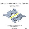 WWII US Army M24 Chaffee Light Tank Workable Track (for AFV Club / Bronco) (Plastic model)