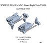 WWII US Army M3/M5 Stuart Light Tank T36E6 Workable Track (for AFV Club) (Plastic model)