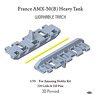 France AMX-50(B) Heavy Tank Workable Track(3D Printed) (for Amusing Hobby) (Plastic model)