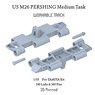 US M26 Pershing Medium Tank Workable Track (for Tamiya) (Plastic model)