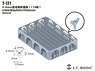 0.9mm Wing Bolts (170 pieces) (Plastic model)