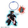 Chainsaw Man Illustrator HER Collabo Big Acrylic Key Ring (Samurai Sword) (Anime Toy)