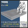 Battleship Crews 4 - Sitting Pose - (Plastic model)