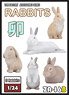 Rabbits (Set of 5) (Plastic model)