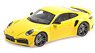 ポルシェ 911(992)ターボ S クーペ スポーツデザイン 2021 イエロー (ミニカー)
