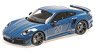 Porsche 911 (992) Turbo S Coupe Sports Design 2021 Blue (Diecast Car)