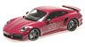 ポルシェ 911 (992) ターボ S クーペ スポーツデザイン 2021 レッド (ミニカー)