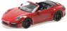 Porsche 911 Carrera 4 GTS Cabriolet 2020 Red (Diecast Car)