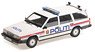ボルボ 740 GL ブレーク 1986 ノルウェー警察 パトカー (ミニカー)