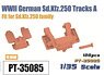WWII German Sd.Kfz.250 Tracks A (Fit for Sd.Kfz.250 Family) (Plastic model)