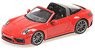 Porsche 911 (992) Targa 4 GTS 2022 Red (Diecast Car)