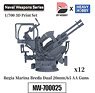 Regia Marina Breda Dual 20mm/65 AA Guns (Plastic model)