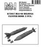 BLG-66 Belouga Cluster Bomb (2 Pieces) (Plastic model)