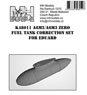 A6M2/A6M3 Zero Eexternal Fuel Tank Correction Set (for Eduard) (Plastic model)
