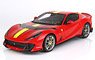Ferrari 812 Competizione 2021 Red Corsa 322 (without Case) (Diecast Car)