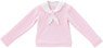 45 Ribbon Usagi`s Fluffy Sailor Knit (Pink x White) (Fashion Doll)