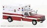 (HO) Ford F-350 Horton Ambulance 1997 White / Red (Model Train)