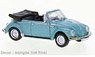 (HO) VW Beetle 1303 Cabriolet 1979 Metallic Light Turquoise (Model Train)