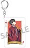 High Card Playing Cards Style Acrylic Key Ring Chris Redgrave (Anime Toy)