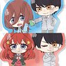 [The Quintessential Quintuplets Movie] Waiwai Acrylic Key Ring (Set of 5) (Anime Toy)