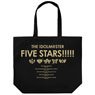 アイドルマスターシリーズ THE IDOLM@STER FIVE STARS!!!!! ラージトート BLACK (キャラクターグッズ)