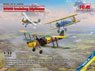 WWII Training Biplanes (Bucker Bu 131D, DH.82A Tiger Moth, Stearman PT-17) (Plastic model)