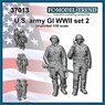 U.S. G.I WWII, Set 2 (Set of 2) (Plastic model)