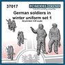 WWII ドイツ 歩兵(冬季装備)セット＃1 (2体入) (プラモデル)