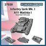 WWII イギリス A11マチルダI歩兵戦車 (プラモデル)