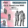 SAS Desert Jeep Crew, Set 1 (Set of 2) (Plastic model)