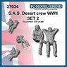 SAS Desert Jeep Crew, Set 2 (Set of 2) (Plastic model)