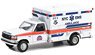 First Responders - 1994 Ford F-350 Ambulance - NYC EMS (City of New York Emergency Medical Service) HAZ TAC Ambulance (Diecast Car)