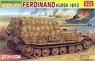 WW.II Sd.Kfz.184 Ferdinand, Kursk 1943 w/Magic Tracks & Aluminum Gun Barrel (Plastic model)