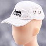 H001A Baseball Cap (White) for 1/12 Action Figure (Fashion Doll)