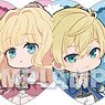Bibliophile Princess Trading Can Heart Type Badge (Set of 6) (Anime Toy)