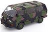 フォルクスワーゲン バス T3 Syncro 1987 Army camouflage 陸軍迷彩 (ミニカー)