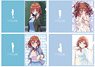 The Quintessential Quintuplets [Especially Illustrated] Clear File (Set of 4) Miku Nakano (Anime Toy)