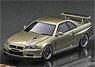 Nissan Skyline GT-R V-spec II (R34) Millennium Jade (Diecast Car)