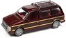 1984 Dodge Caravan Garnet / Woody (Diecast Car)