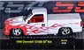1990 Chevrolet C1500 SS454 White / Red Flame (Diecast Car)