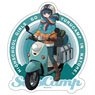 [Laid-Back Camp] Rin Shima & Scooter Sticker (Anime Toy)